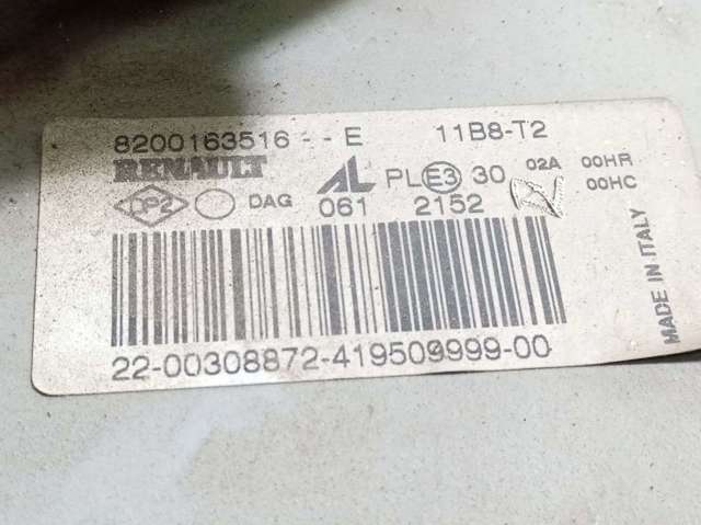 Luz esquerda 8200163516 OPEL
