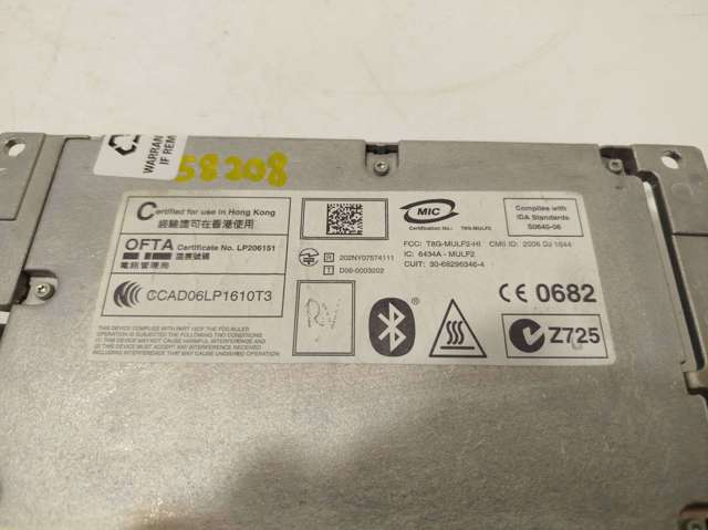 Unidade de carregamento de dispositivo do alto-falante 84109187625 BMW
