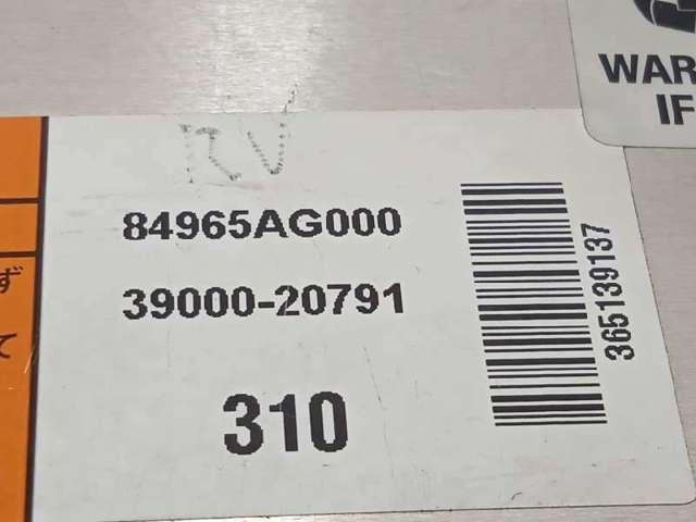 84965AG000 Subaru