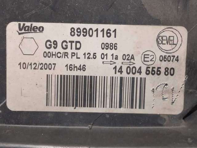Luz esquerda 89901161 PEUGEOT