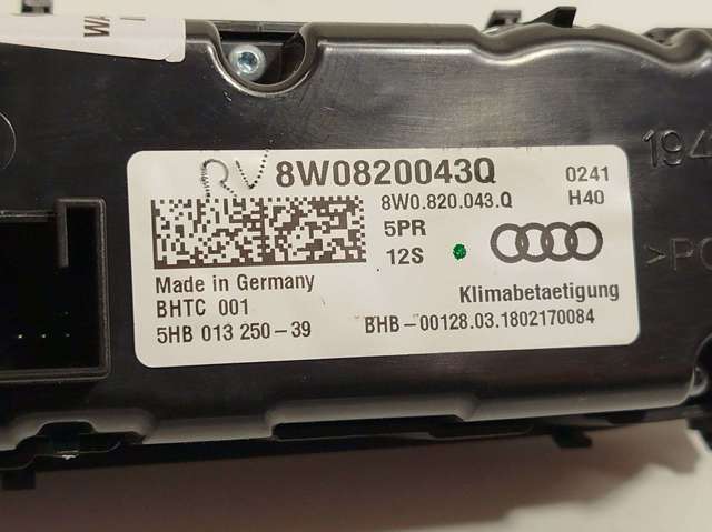 Unidade de controlo dos modos de aquecimento/condicionamento Audi A5  F5A, F5F ao melhor preço