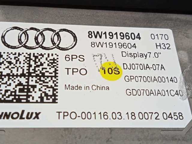 Mostrador multifuncional 8W1919604 VAG