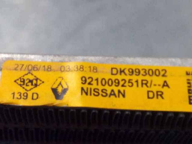 Radiador de aparelho de ar condicionado 921009251R RENAULT