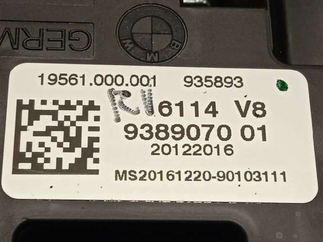 Unidade de dispositivos de segurança 9389070 BMW