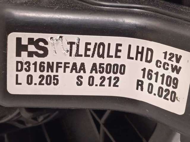 Motor de ventilador de forno (de aquecedor de salão) Hyundai Tucson III TL ao melhor preço