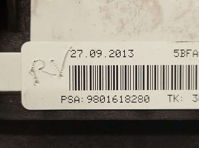 Cinto de segurança (AIRBAG) de passageiro 9801618280 PEUGEOT