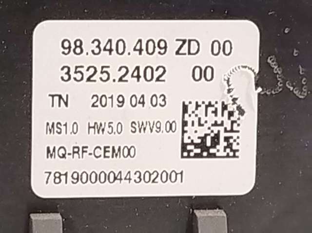 98340409ZD Opel