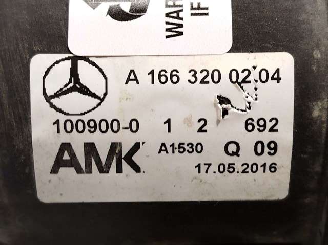 Compressor de bombeio pneumático (de amortecedores) A1663200204 MERCEDES