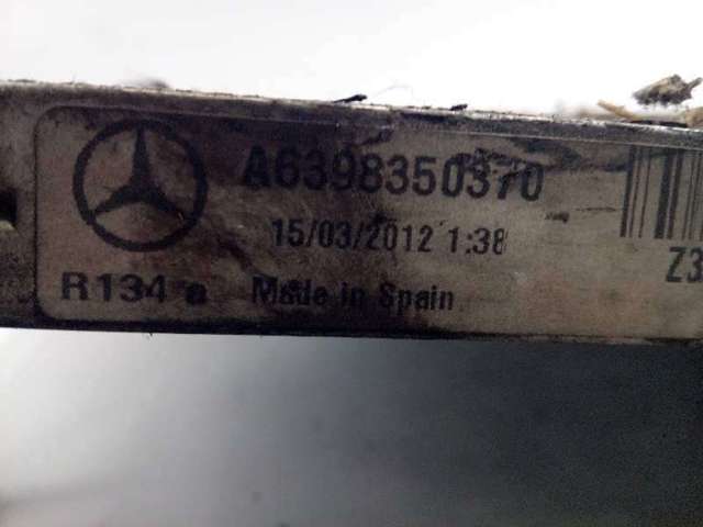 Radiador de aparelho de ar condicionado A6398350370 MERCEDES