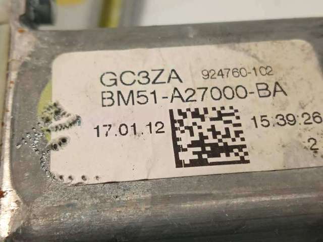 Mecanismo de acionamento de vidro da porta traseira direita BM51A27000BA FORD