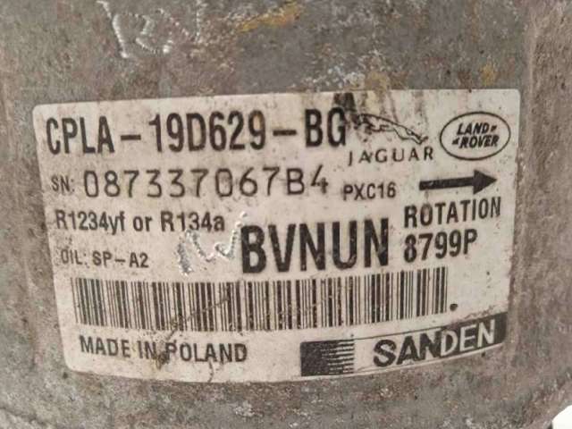 Compressor de aparelho de ar condicionado CPLA19D629BG LAND ROVER