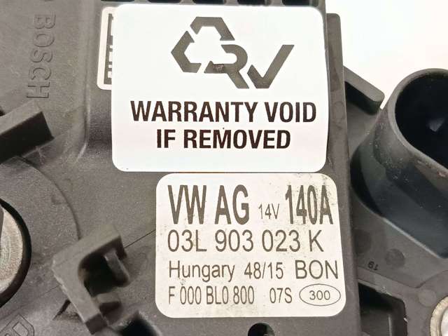 Gerador F000BL0800 VAG