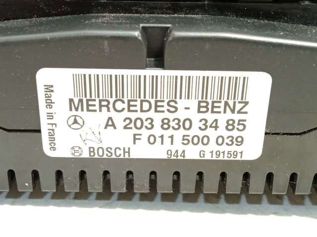 Unidade de controlo dos modos de aquecimento/condicionamento F011500039 MERCEDES