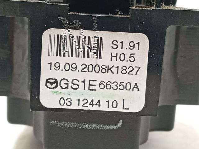 Unidade de botões dianteira esquerda de controlo de elevador de vidro GS1E66350A MAZDA
