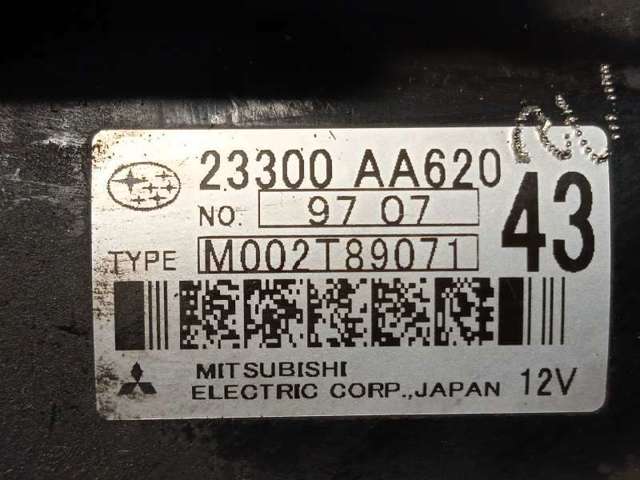 Motor de arranco M002T89071 SUBARU