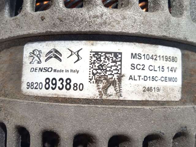 Gerador MS1042119580 PEUGEOT