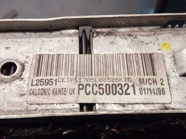 Radiador de intercooler PCC500321 LAND ROVER