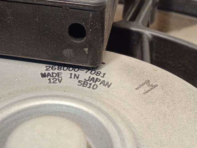 Ventilador elétrico de esfriamento montado (motor + roda de aletas) esquerdo PEHH15025 MAZDA