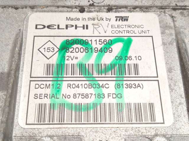 Módulo de direção (Centralina eletrônica) de motor R0410B034C NISSAN