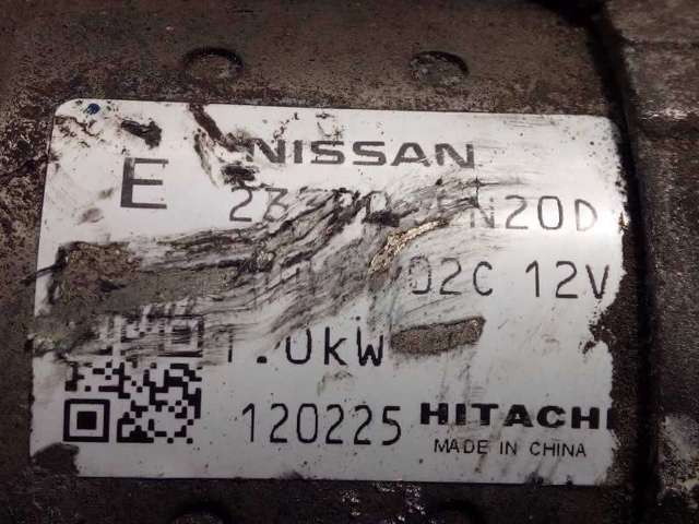 Motor de arranco S114902C NISSAN