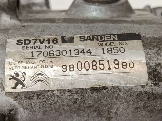 Compressor de aparelho de ar condicionado SD7V16 PEUGEOT