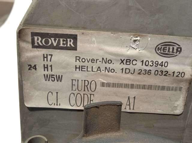 Luz direita Rover 75  RJ ao melhor preço