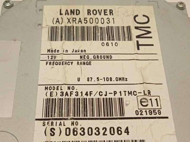 Unidade de controlo de navegação XRA500031 LAND ROVER
