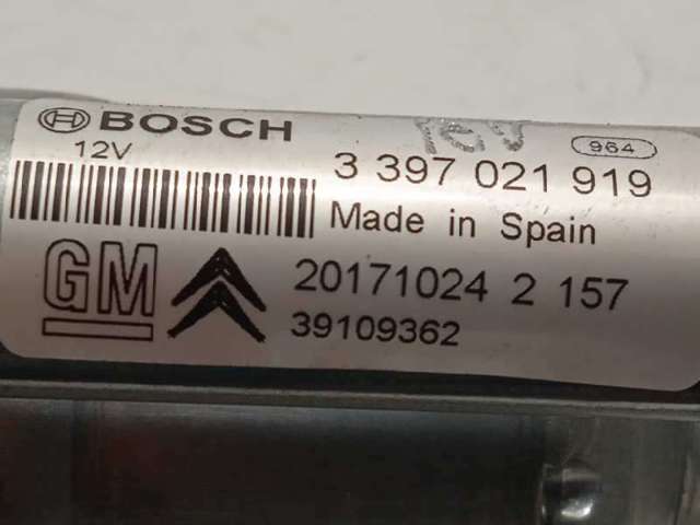 Trapézio de limpador pára-brisas YQ00140880 PEUGEOT