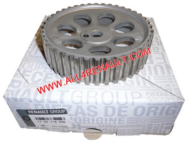 Engrenagem de cadeia da roda dentada da árvore distribuidora de motor 7700718509 RENAULT