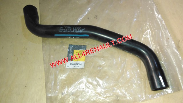 Mangueira (cano derivado) do radiador de esfriamento superior 7700834884 RENAULT