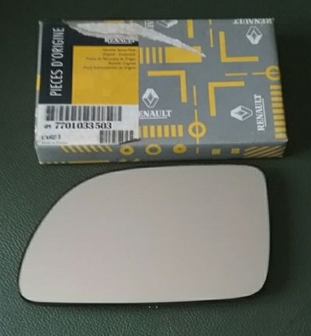 Elemento espelhado do espelho de retrovisão esquerdo 7701033503 RENAULT