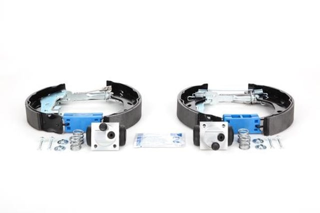 Sapatas do freio traseiras de tambor, montadas com cilindros, kit 03052095203 ATE