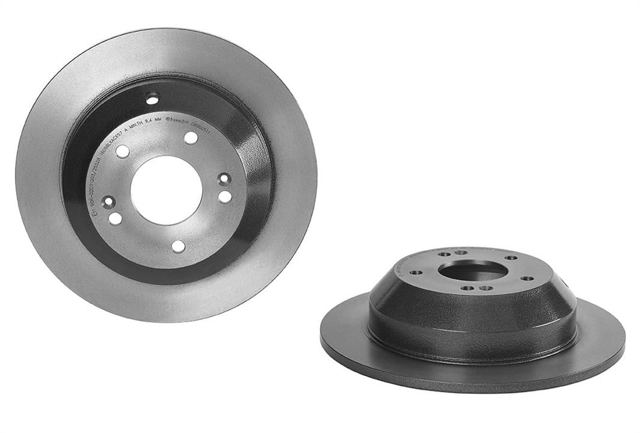 Disco do freio traseiro 08B60511 BREMBO