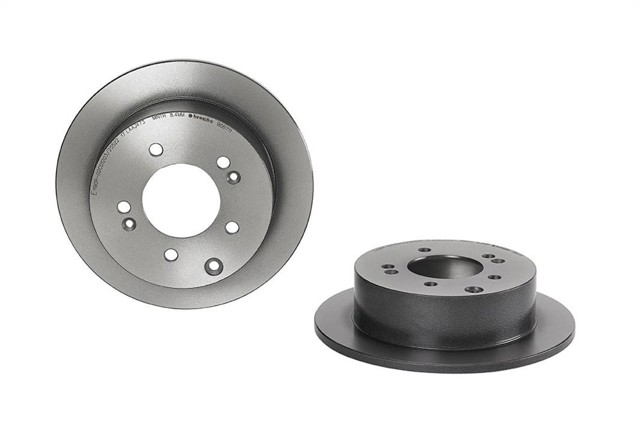 Disco do freio traseiro 08B66711 BREMBO