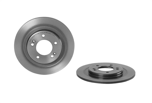 Disco do freio traseiro 08C25011 BREMBO