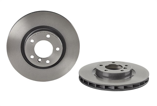 Disco do freio dianteiro 09593511 BREMBO