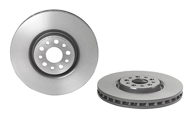 Disco do freio dianteiro 09768021 BREMBO