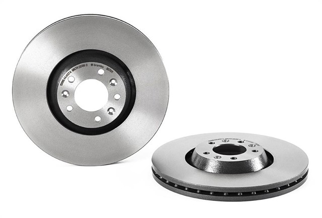 Disco do freio dianteiro 09867011 BREMBO