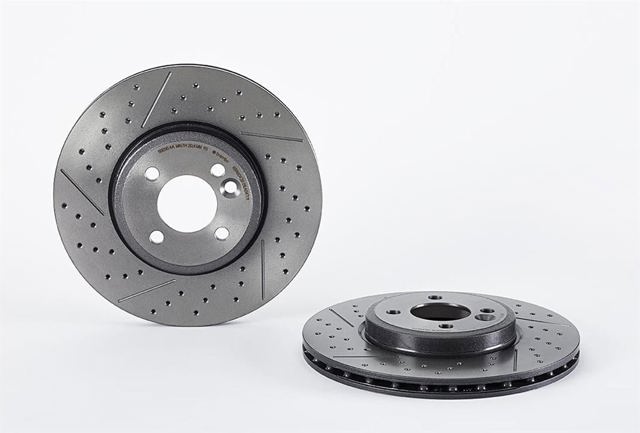 Disco do freio dianteiro 09A04711 BREMBO