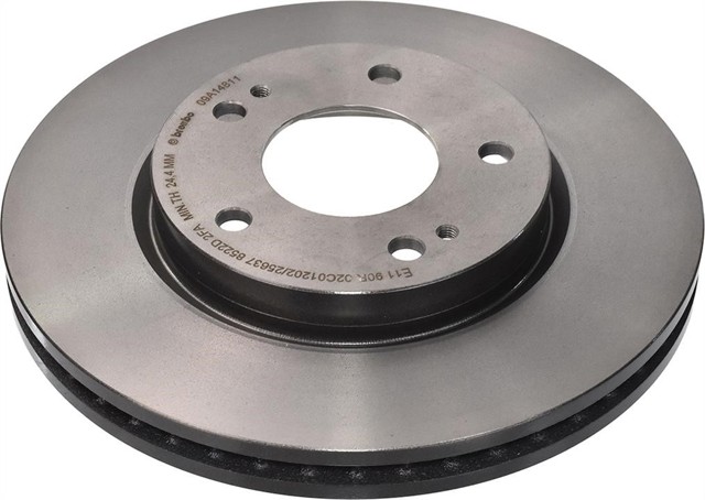 Disco do freio dianteiro 09A14811 BREMBO