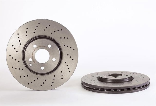 Disco do freio dianteiro 09A82811 BREMBO