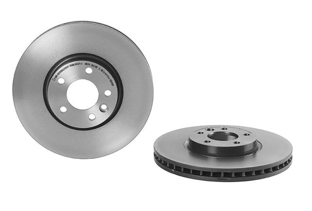 Disco do freio dianteiro 09B49811 BREMBO