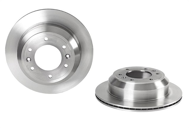 Disco do freio traseiro 09B61210 BREMBO