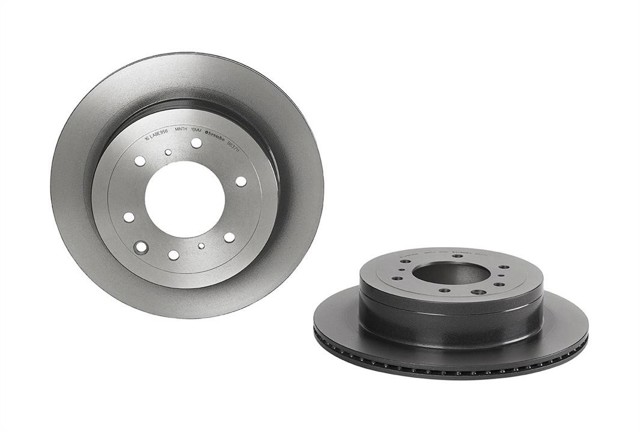 Disco do freio traseiro 09B63711 BREMBO