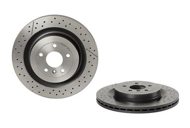 Disco do freio traseiro 09B71011 BREMBO