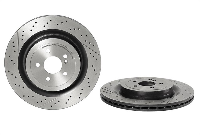 Disco do freio dianteiro 09B87911 BREMBO