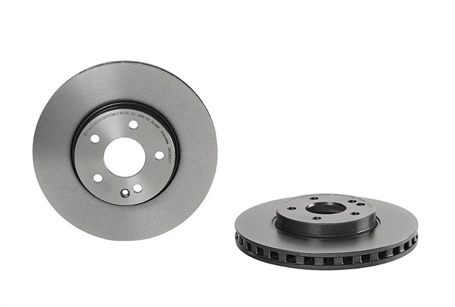 Disco do freio dianteiro 09C06311 BREMBO