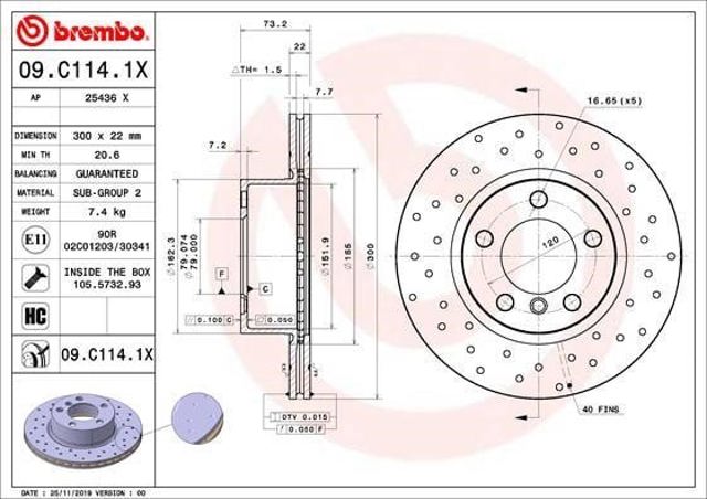 09C1141X Brembo