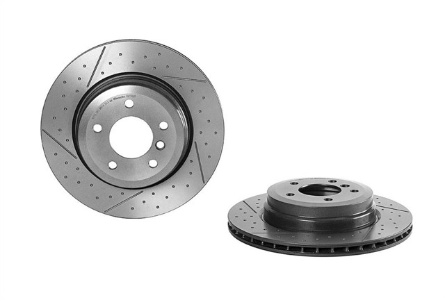 Disco do freio traseiro 09C24611 BREMBO