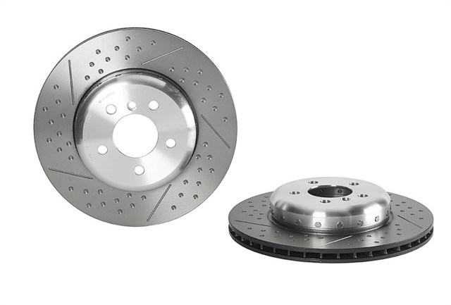 Disco do freio traseiro 09C39513 BREMBO